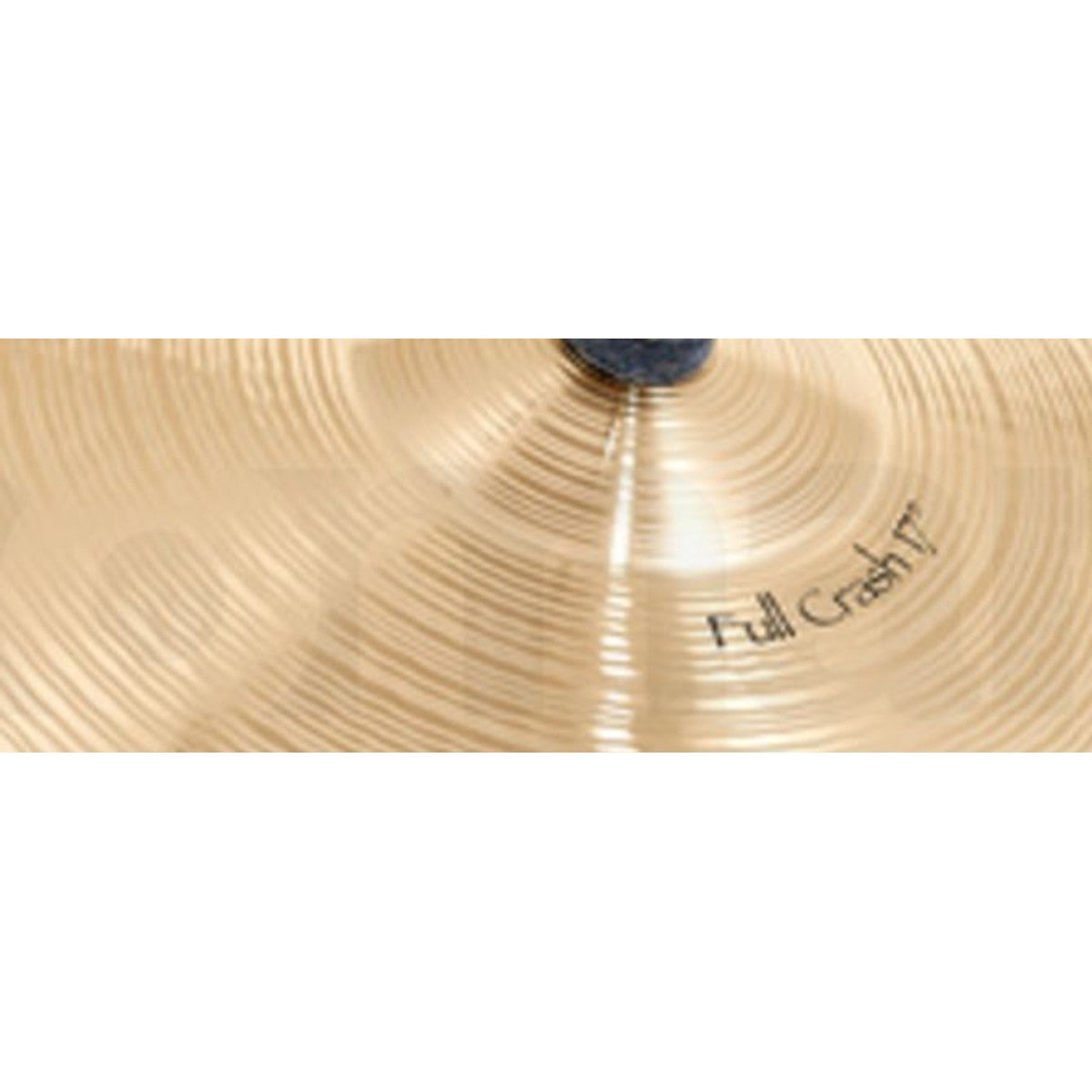 Platillo Paiste Signature Full crash 17 pulgadas detalle logo Paiste grabado | Armonía Musical México