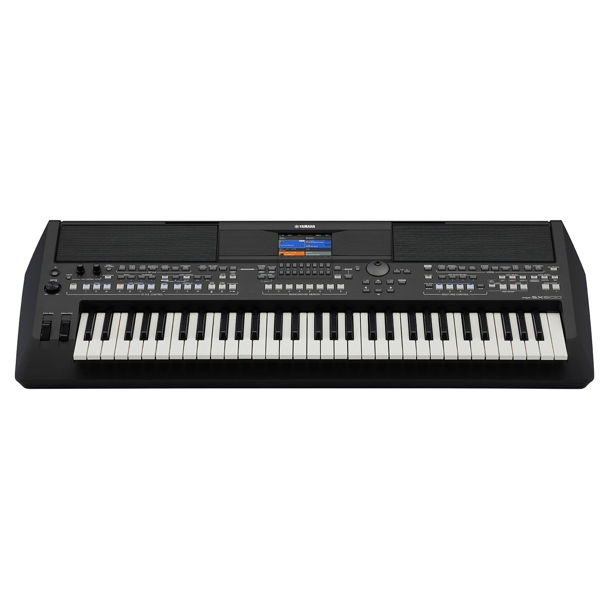 Teclado arranger Yamaha PSR-SX600 detalle teclado | Armonía Musical México