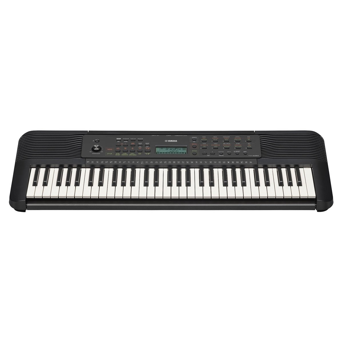 Teclado portátil Yamaha PSR-E283 61 teclas vista frontal | Armonía Musical México