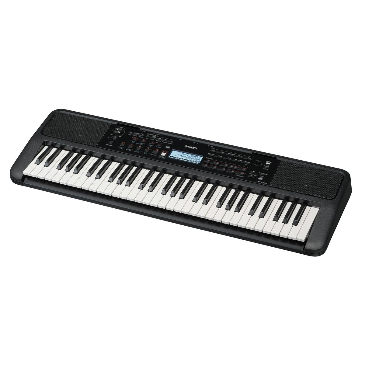 Teclado educativo Yamaha PSR-E383 61 teclas vista lateral | Armonía Musical México