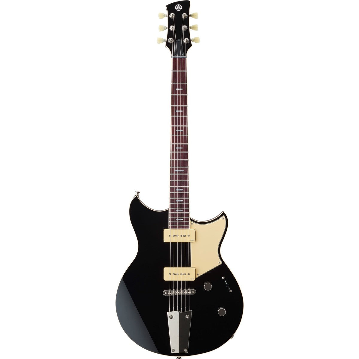 Guitarra eléctrica Yamaha Revstar RSS02T P90 Black vista frontal | Armonía Musical México