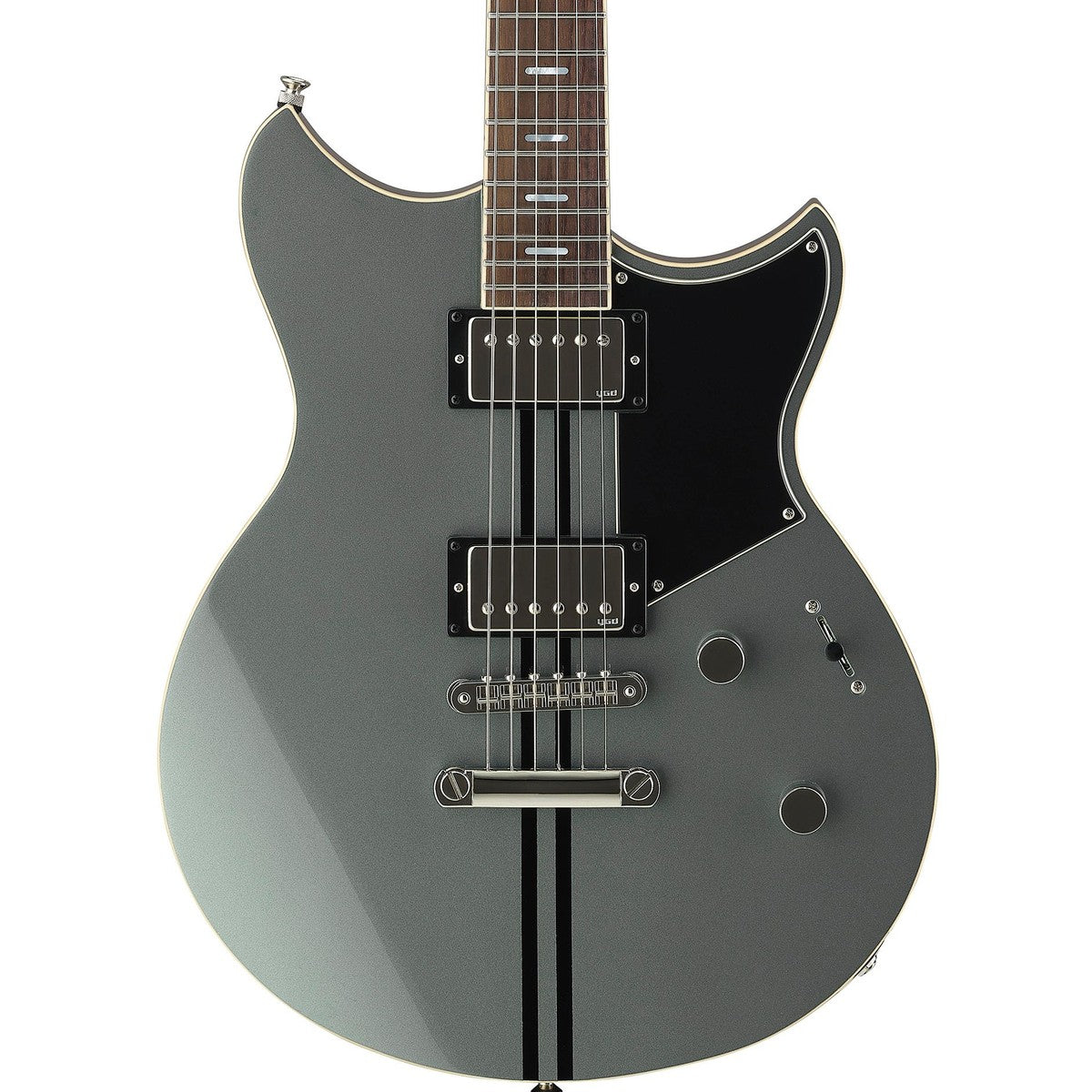 Guitarra eléctrica Yamaha Revstar RSS20 humbucker Mist Green detalle cuerpo | Armonía Musical México