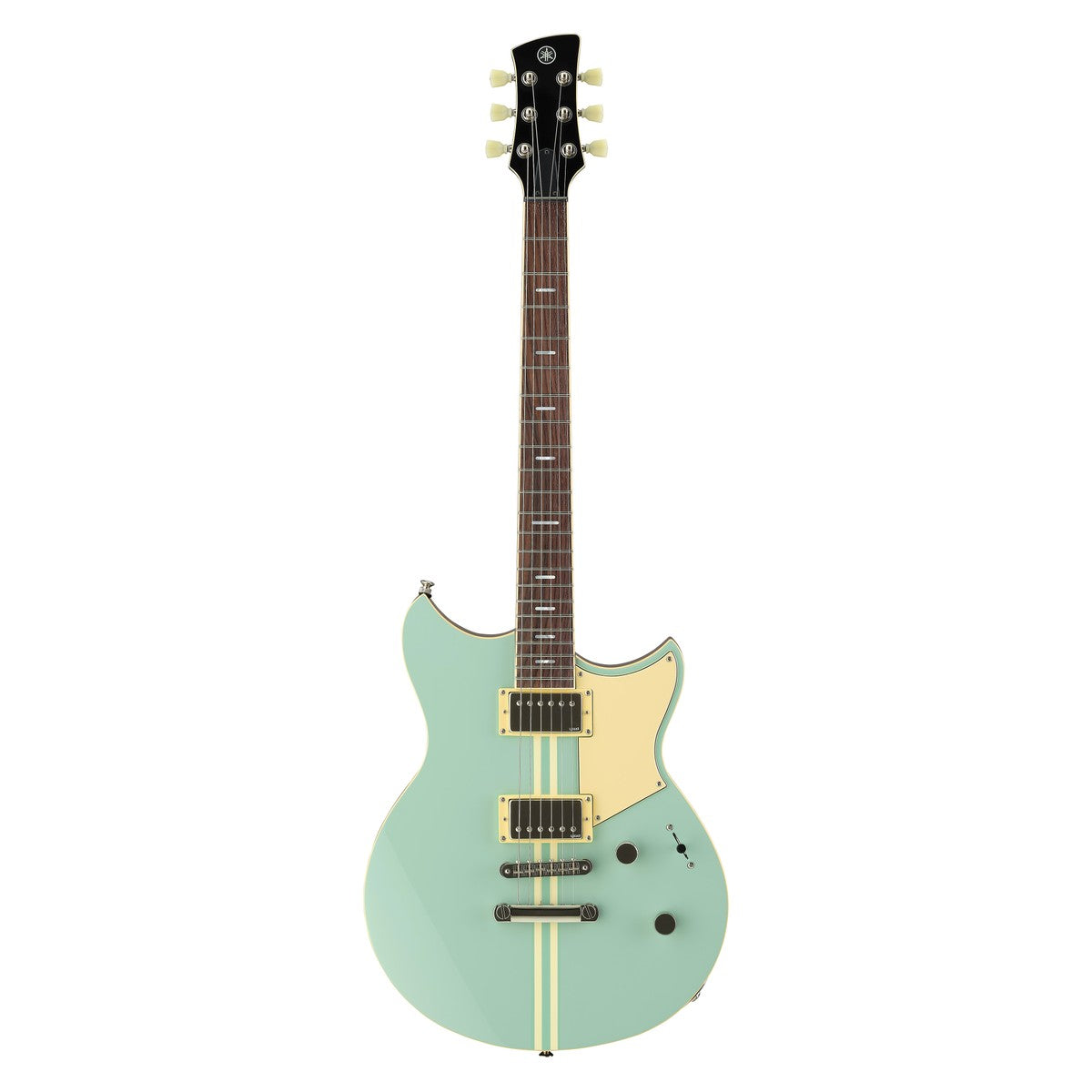 Guitarra eléctrica Yamaha Revstar RSS20 humbucker Sonic Blue vista frontal | Armonía Musical México