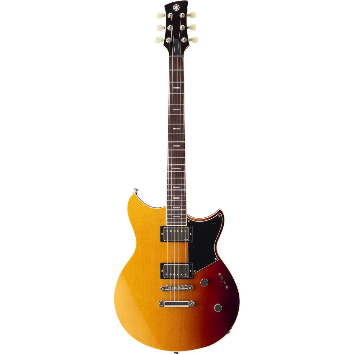 Guitarra eléctrica Yamaha Revstar RSS20 humbucker Sunset Burst vista frontal | Armonía Musical México