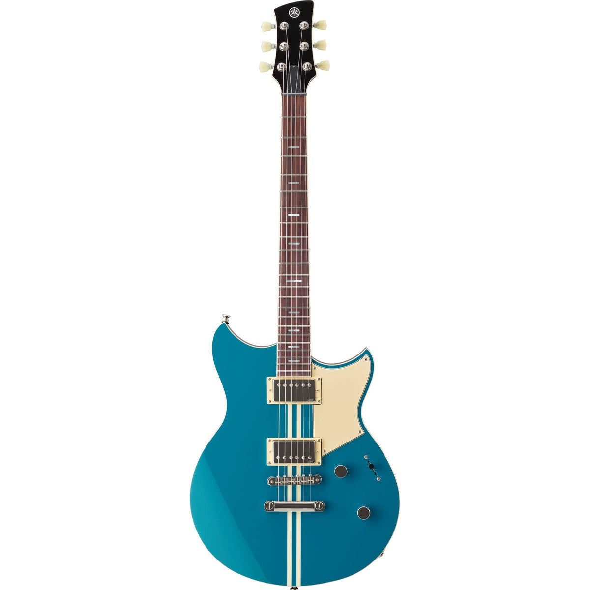 Guitarra eléctrica Yamaha Revstar RSS20 humbucker Swift Blue vista frontal | Armonía Musical México