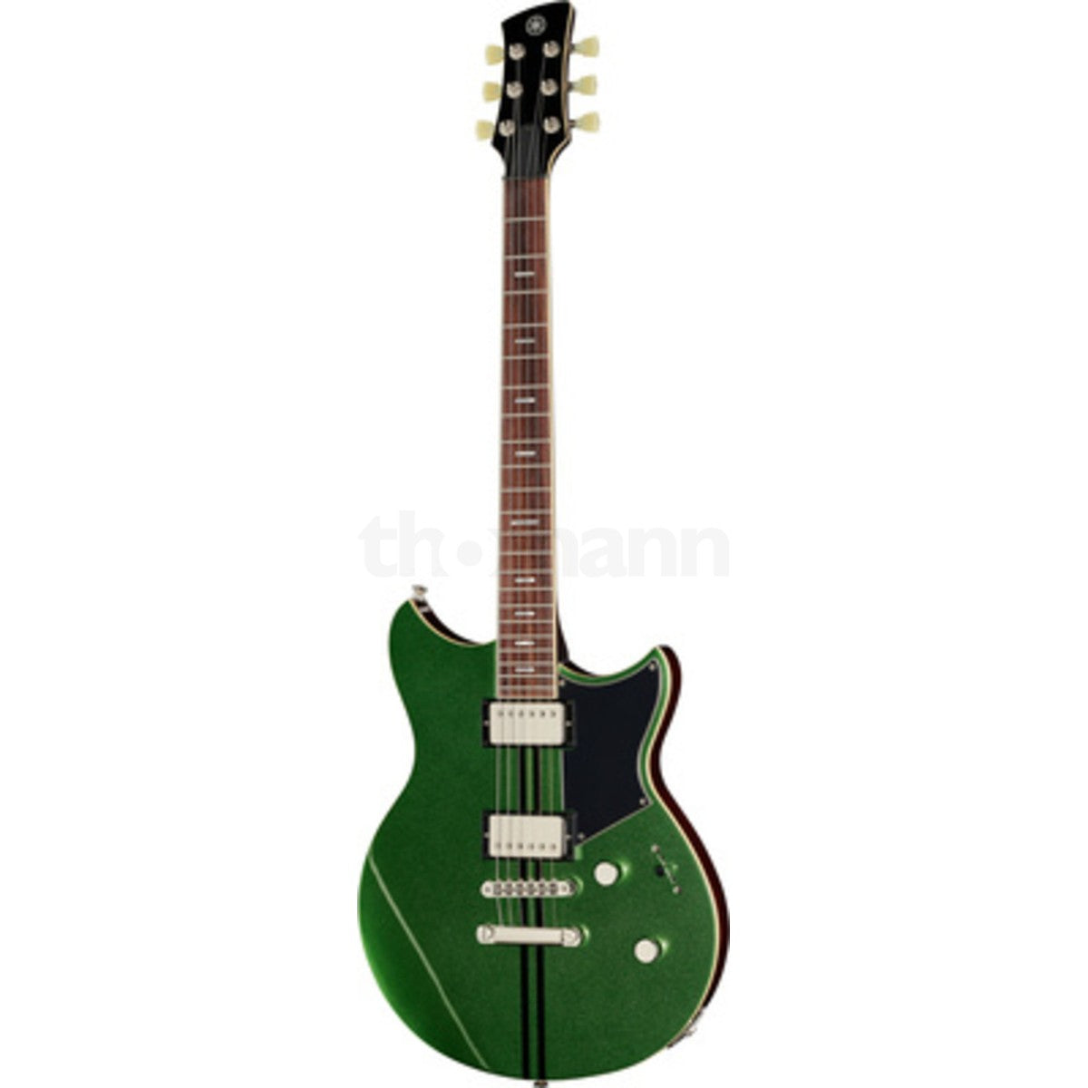 Guitarra eléctrica Yamaha Revstar RSS20 humbucker Flash Green vista frontal | Armonía Musical México