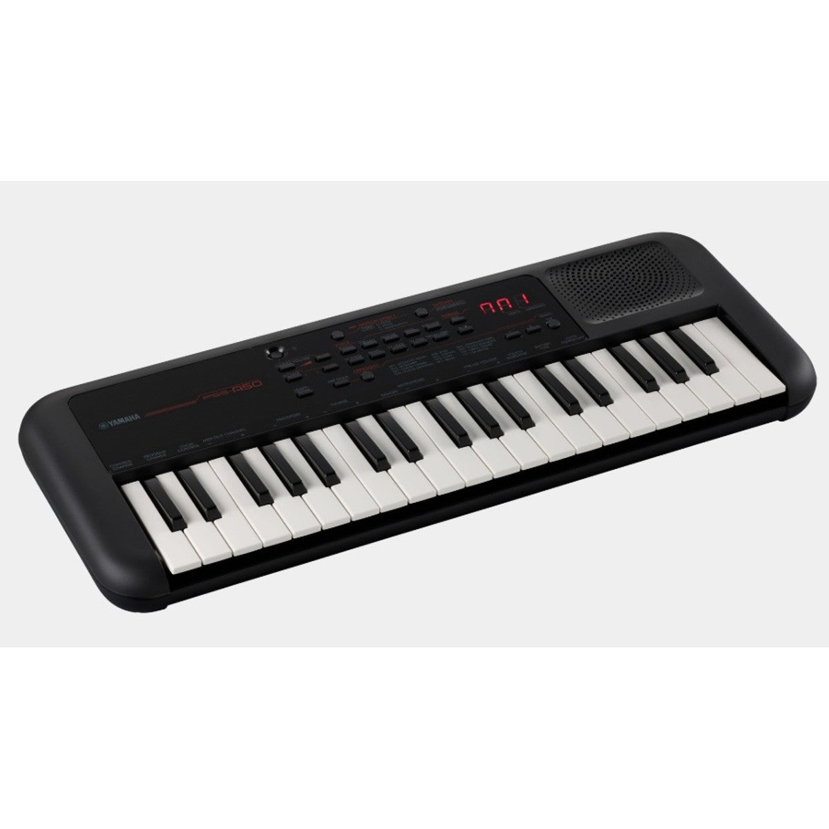 Mini teclado Yamaha SA-50 MIDI USB vista lateral | Armonía Musical México
