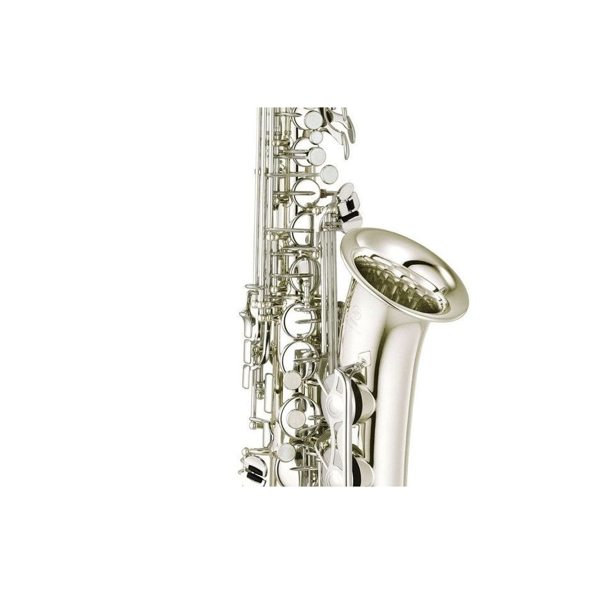 Saxofón Alto Yamaha YAS-280S Estándar en Eb Plateado con Estuche detalle | Armonía Musical México