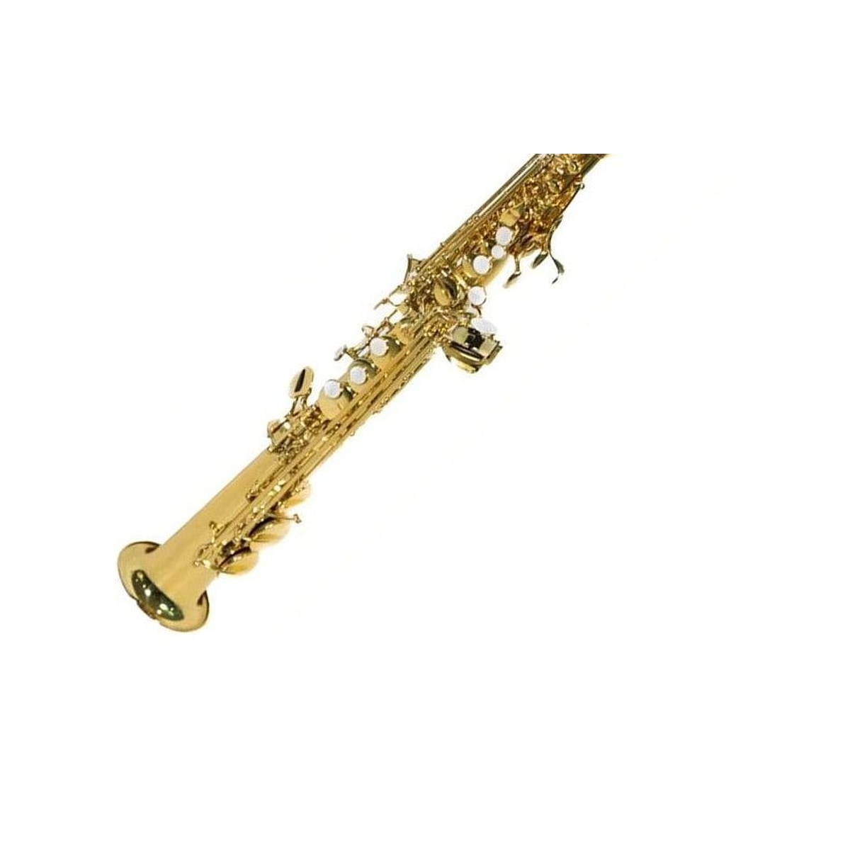 Saxofón Soprano Recto Symphonic SST-400L en Bb Laqueado con Estuche detalle | Armonía Musical México