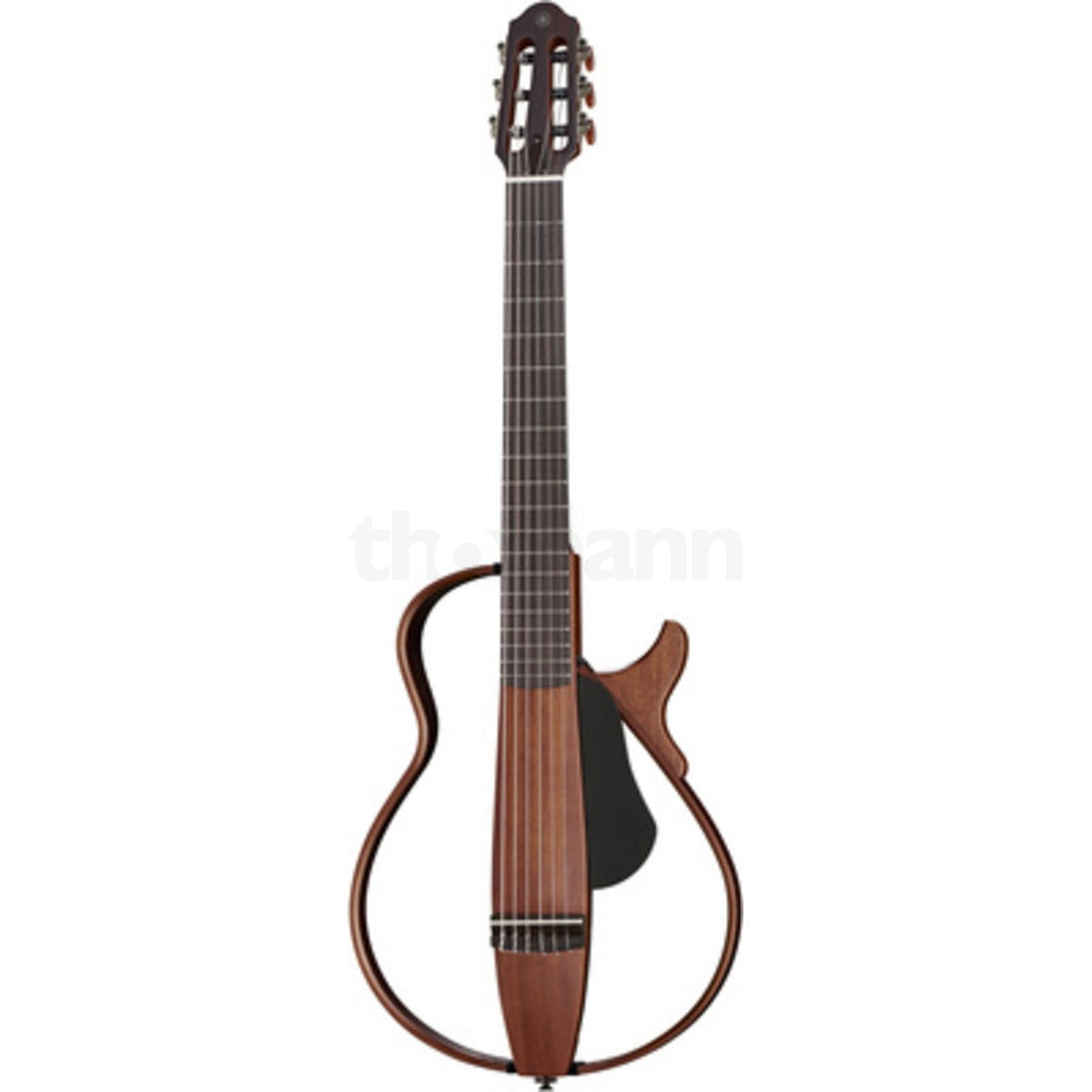 Guitarra Silent Yamaha SLG200N Natural vista frontal | Armonía Musical México