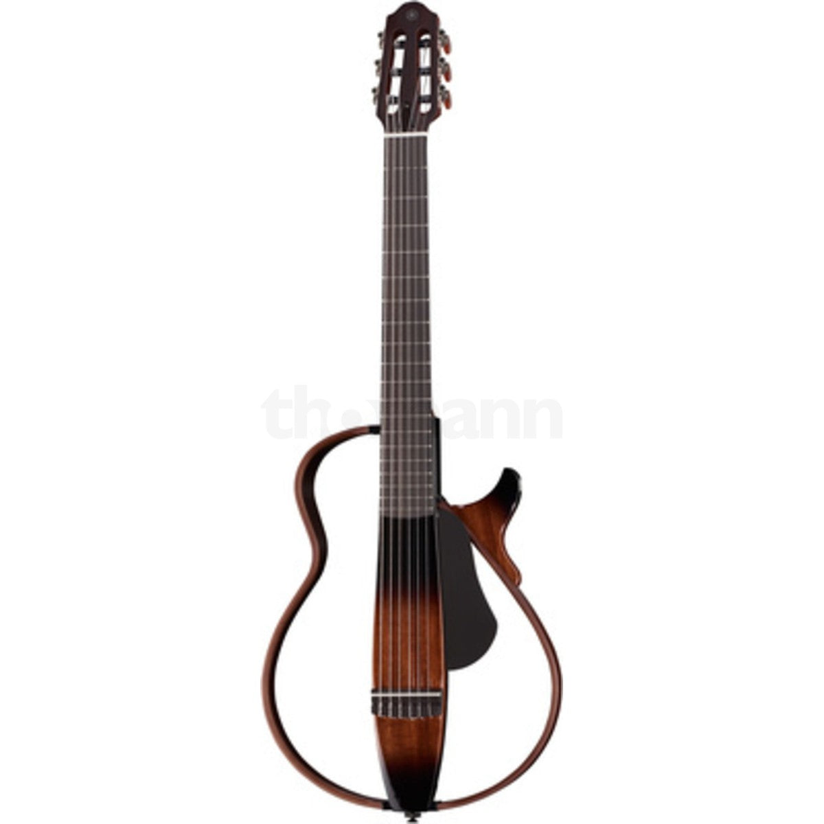 Guitarra Silent Yamaha SLG200N Tobacco Sunburst vista frontal | Armonía Musical México