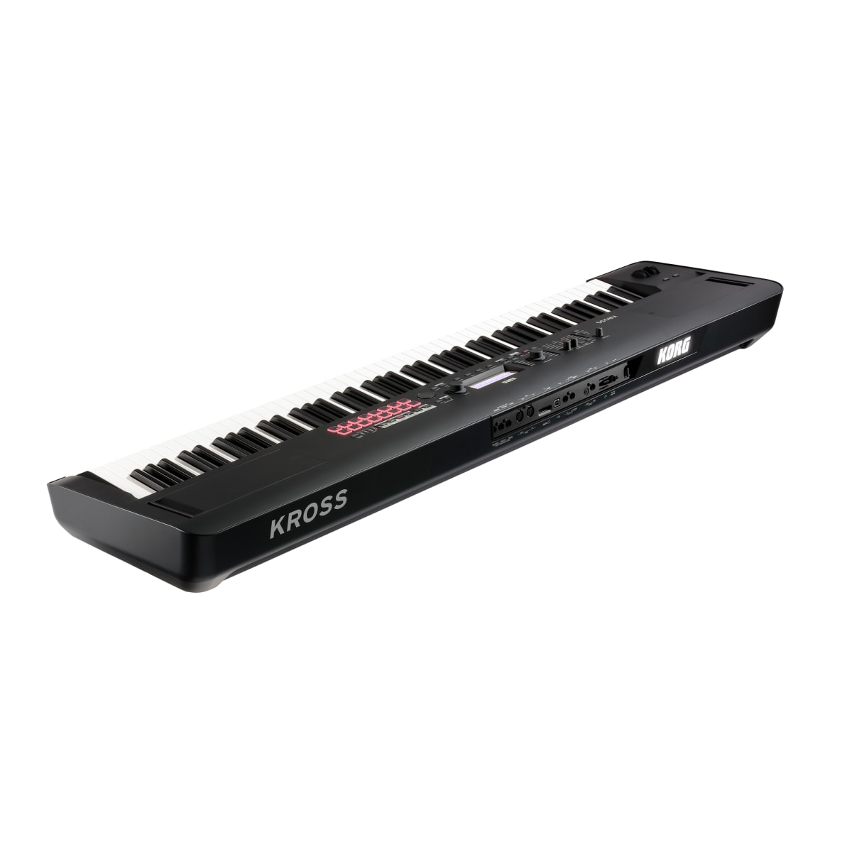 Korg Kross2-61 Negro vista lateral producto | Armonía Musical México