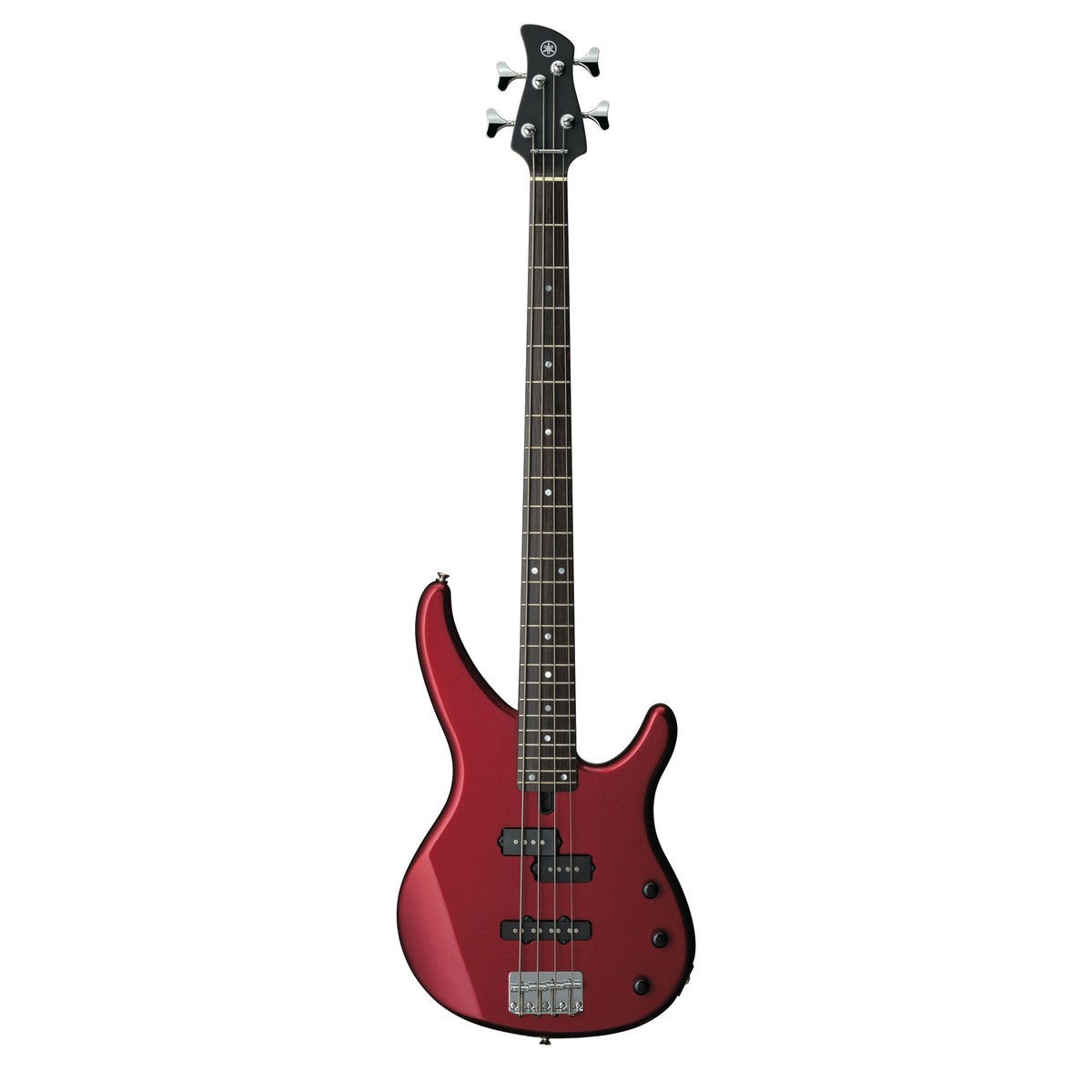 Bajo eléctrico Yamaha TRBX174 4 cuerdas pasivo Red Metallic vista frontal | Armonía Musical México