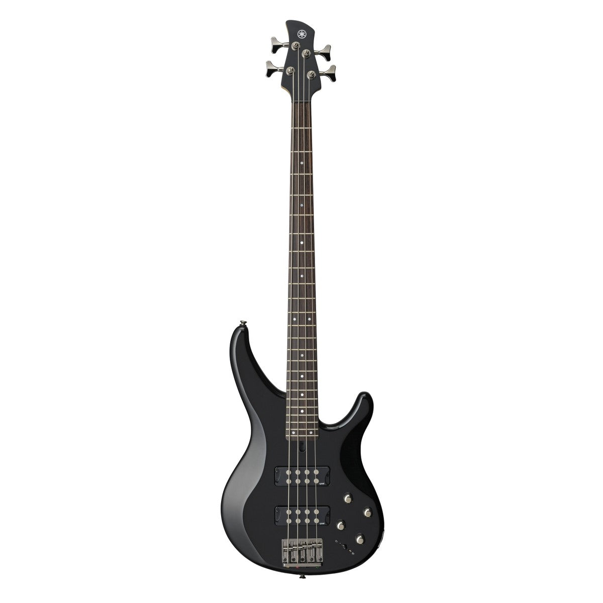 Bajo eléctrico Yamaha TRBX304 4 cuerdas activo negro vista frontal | Armonía Musical México