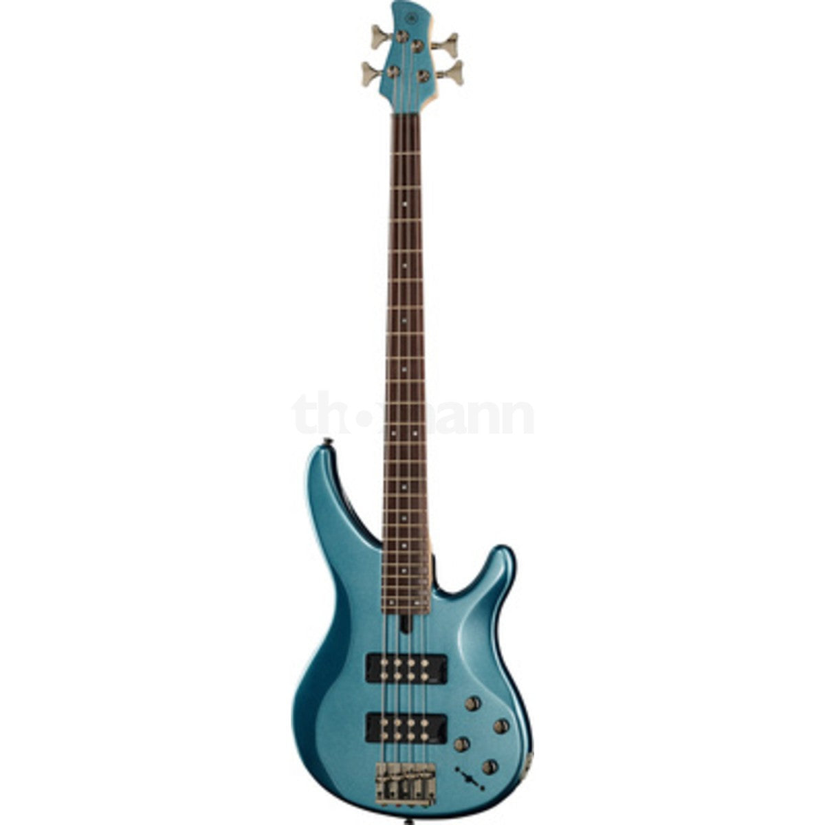 Bajo eléctrico Yamaha TRBX304 4 cuerdas activo blanco vista frontal | Armonía Musical México