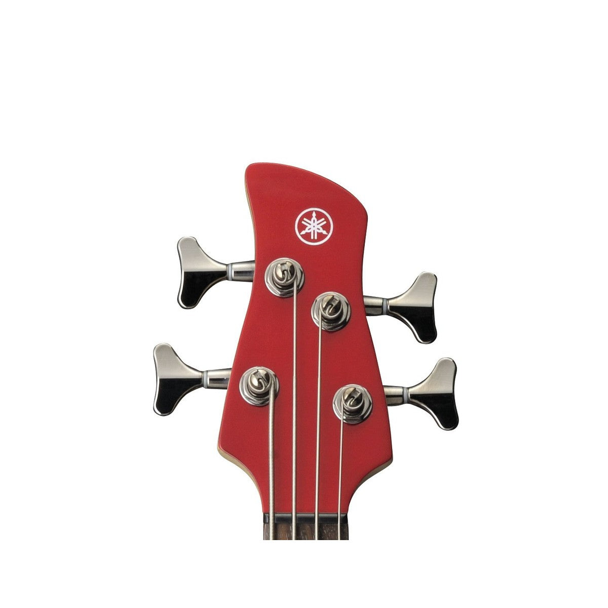 Bajo eléctrico Yamaha TRBX304 4 cuerdas activo Candy Apple Red detalle clavijero | Armonía Musical México
