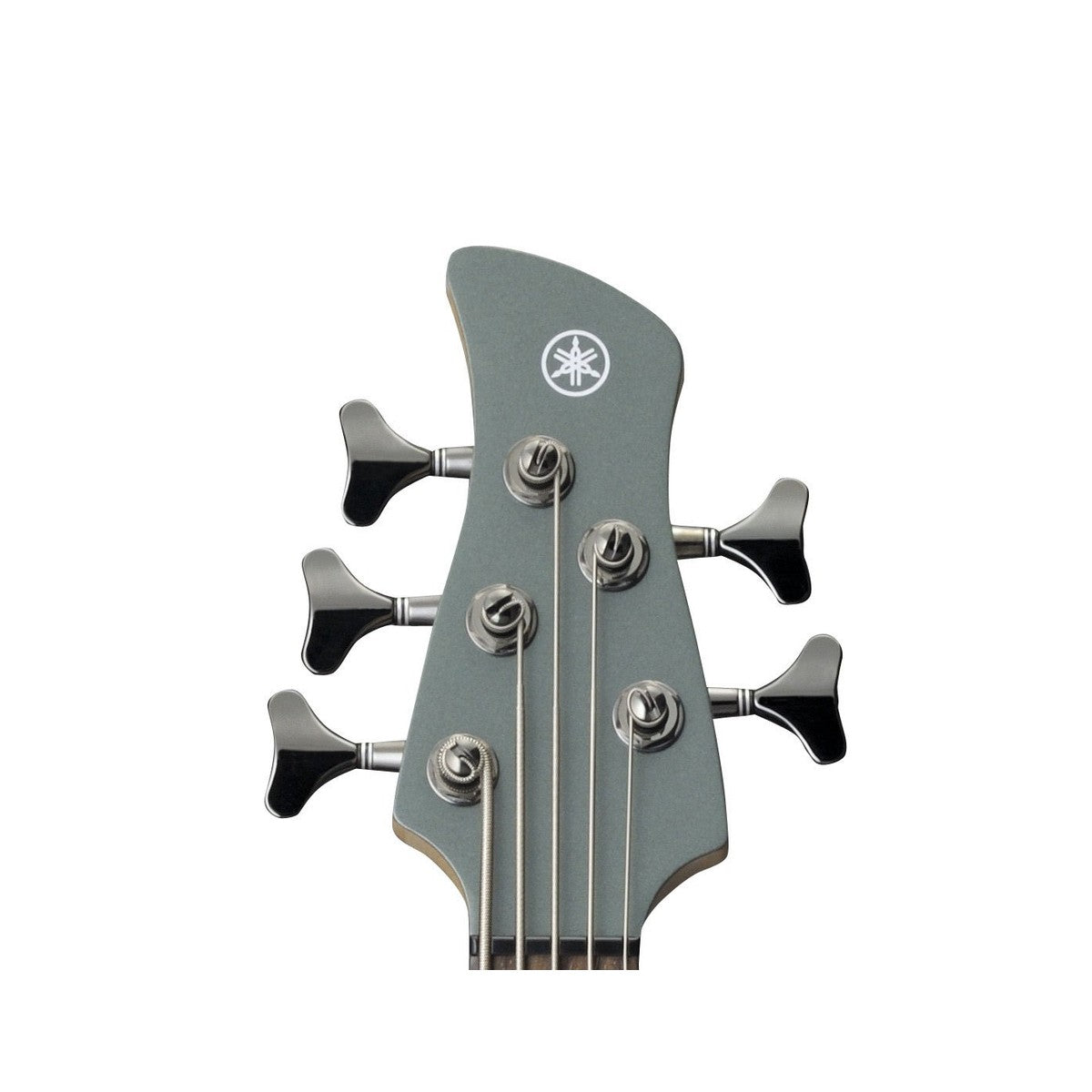 Bajo eléctrico Yamaha TRBX305 5 cuerdas activo Mist Green detalle clavijero | Armonía Musical México