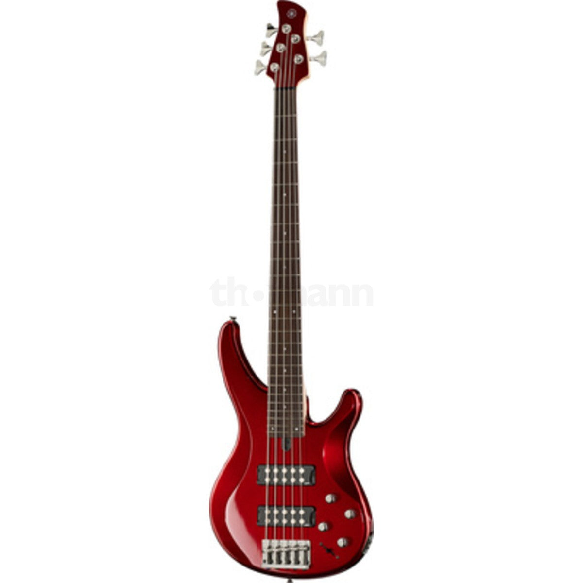 Bajo eléctrico Yamaha TRBX305 5 cuerdas activo vista en ángulo | Armonía Musical México