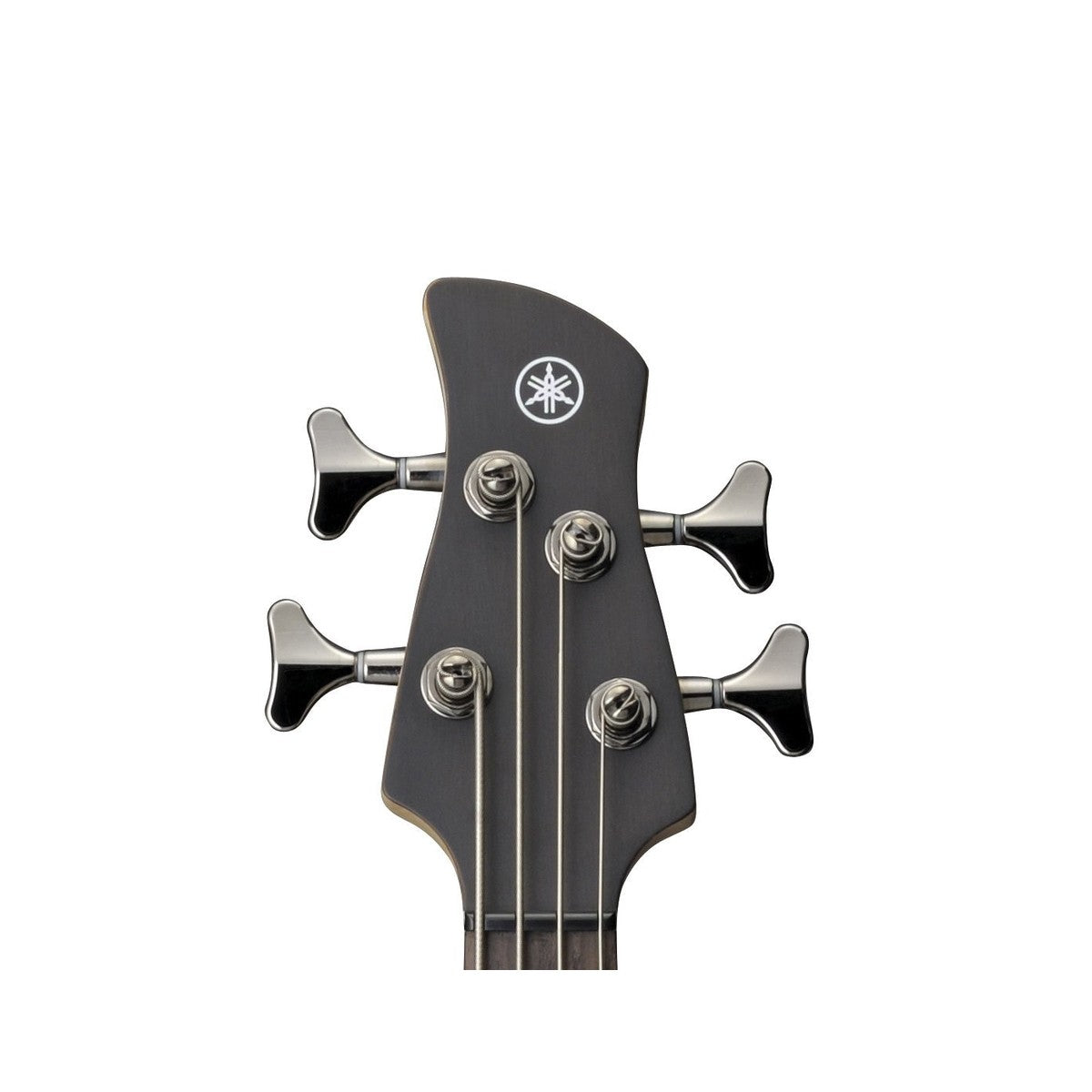 Bajo eléctrico Yamaha TRBX504 4 cuerdas activo pasivo Translucent Black detalle clavijero | Armonía Musical México