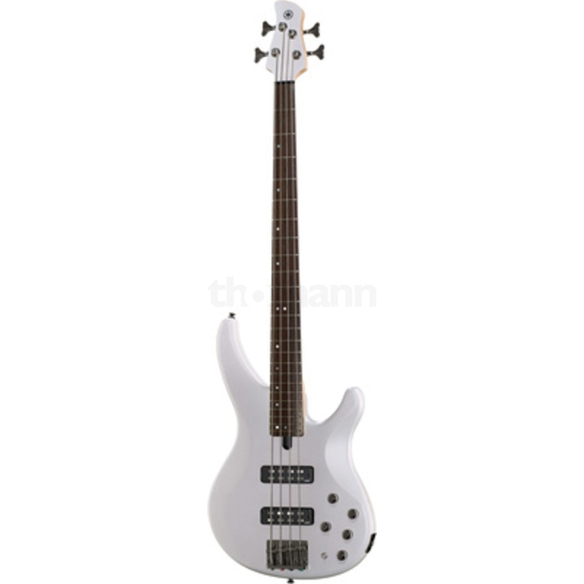 Bajo eléctrico Yamaha TRBX504 4 cuerdas activo pasivo Translucent Brown vista frontal | Armonía Musical México