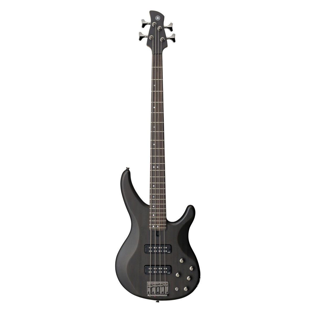 Bajo eléctrico Yamaha TRBX504 4 cuerdas activo pasivo Translucent Black vista frontal | Armonía Musical México