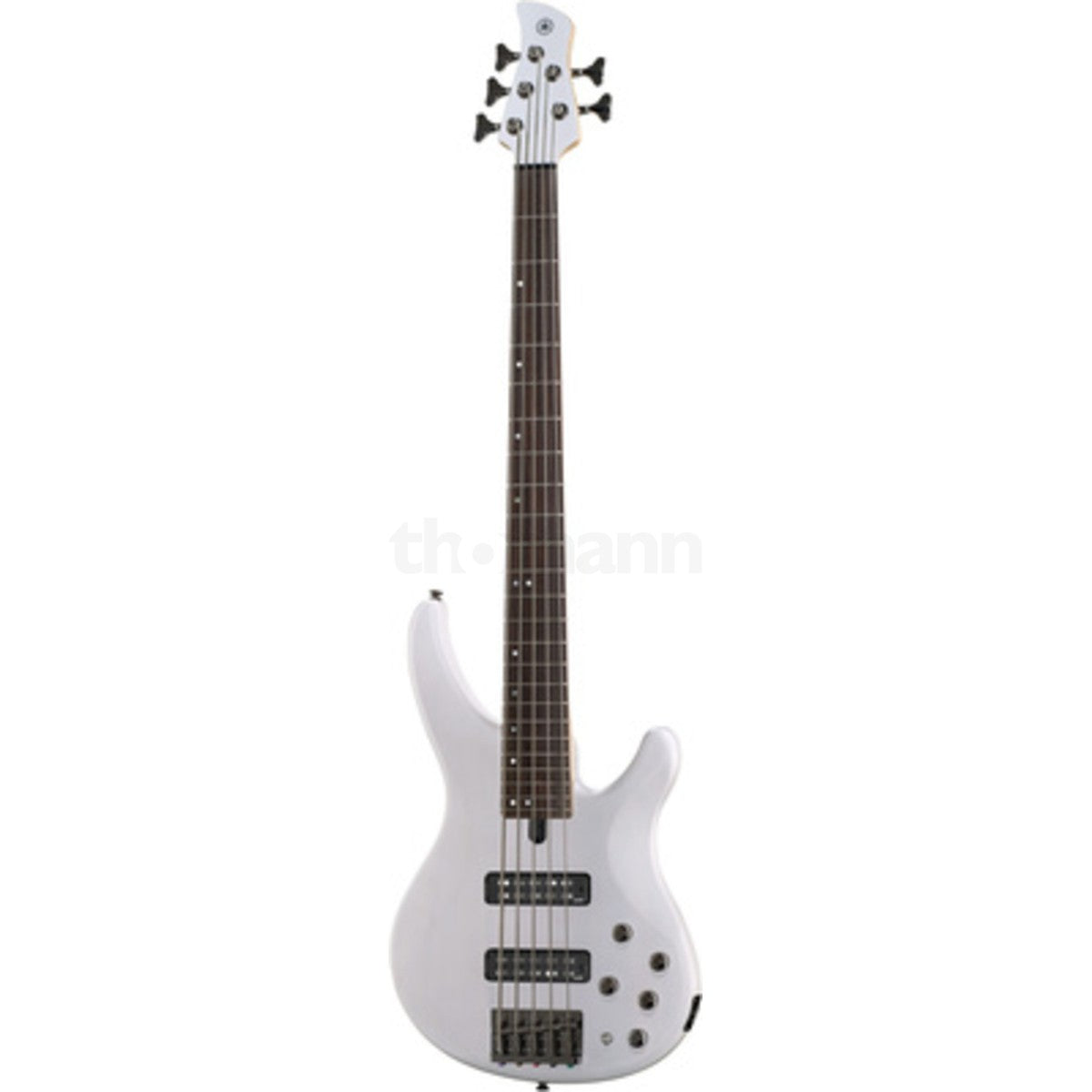 Bajo eléctrico Yamaha TRBX505 5 cuerdas activo pasivo Translucent Brown vista frontal | Armonía Musical México