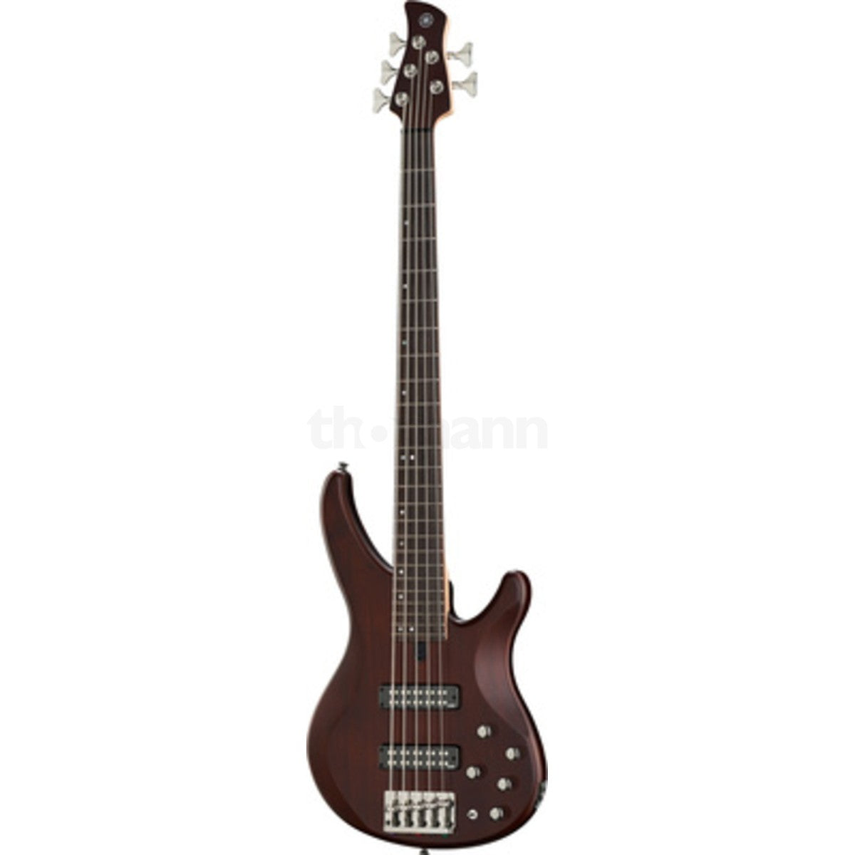 Bajo eléctrico Yamaha TRBX505 5 cuerdas activo pasivo Translucent Black vista frontal | Armonía Musical México