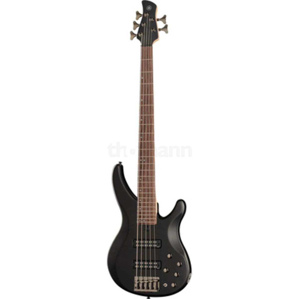 Bajo eléctrico Yamaha TRBX505 5 cuerdas activo pasivo vista en ángulo | Armonía Musical México