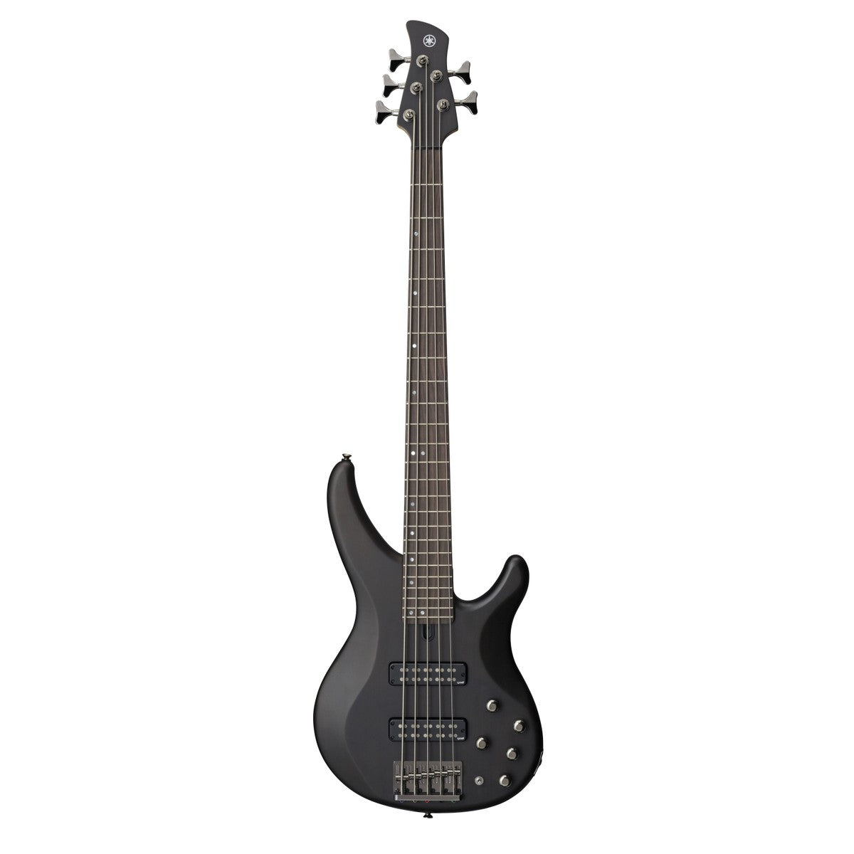 Bajo eléctrico Yamaha TRBX505 5 cuerdas activo pasivo Translucent Black vista frontal | Armonía Musical México
