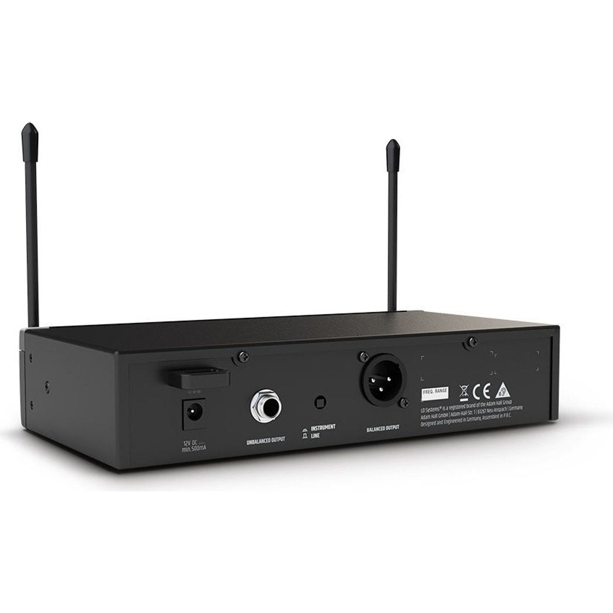 LD Systems U305 HHD micrófono inalámbrico de mano vista lateral del transmisor | Armonía Musical México