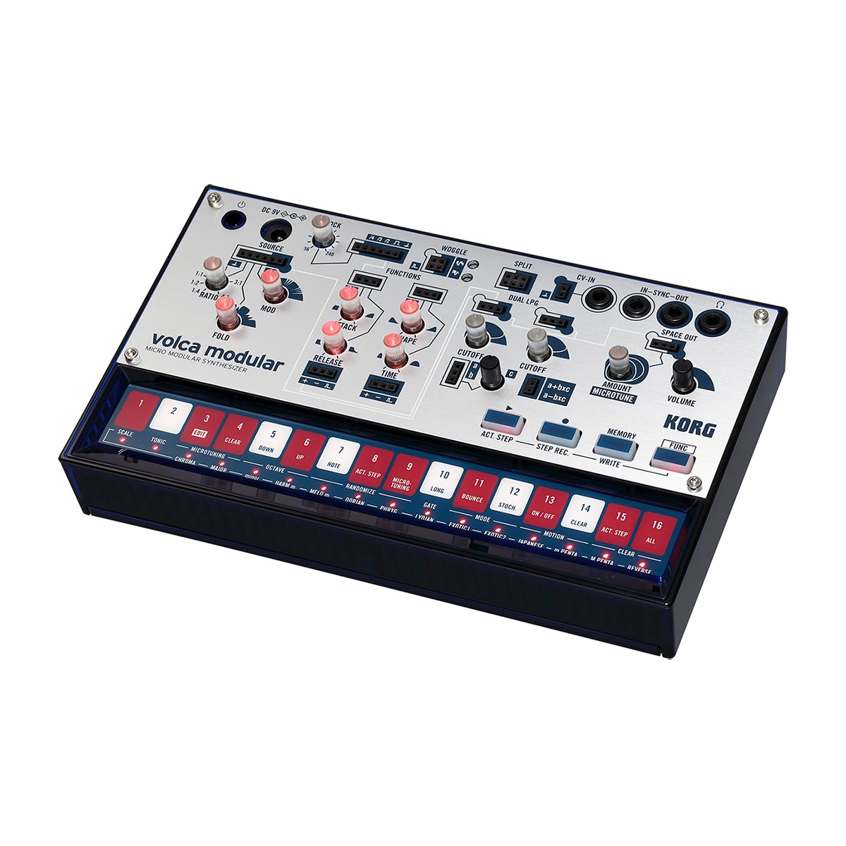 Korg volca modular vista frontal angulo | Armonía Musical México