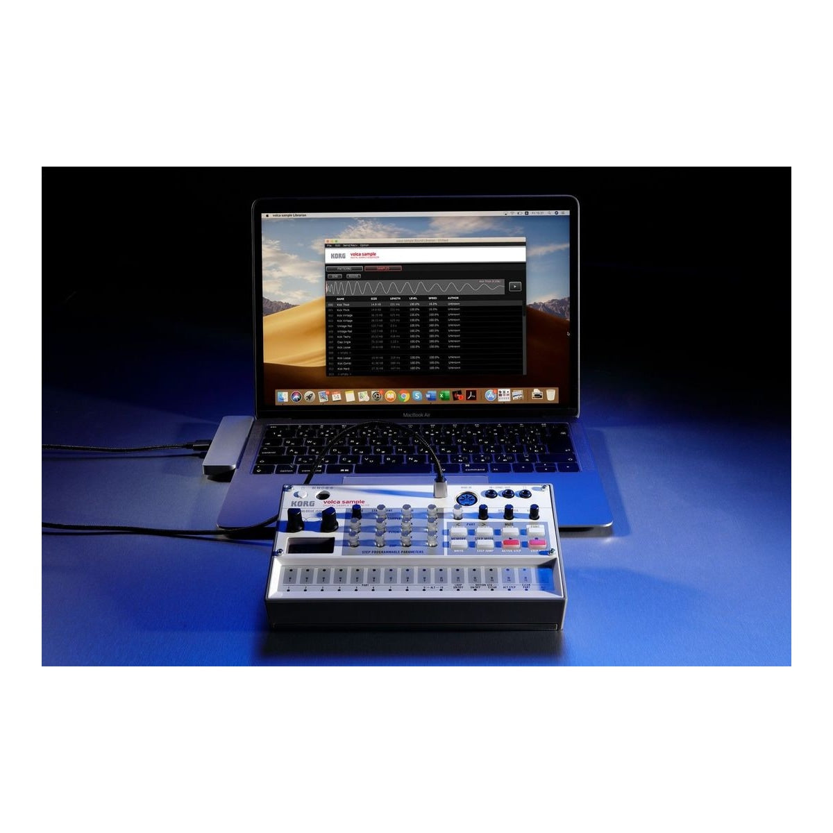 Korg volca sample 2 en uso con computadora – sampler | Armonía Musical México