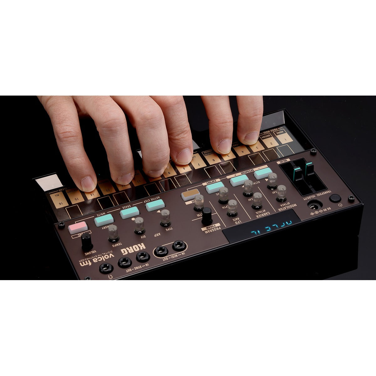 Korg volca fm 2 vista trasera | Armonía Musical México
