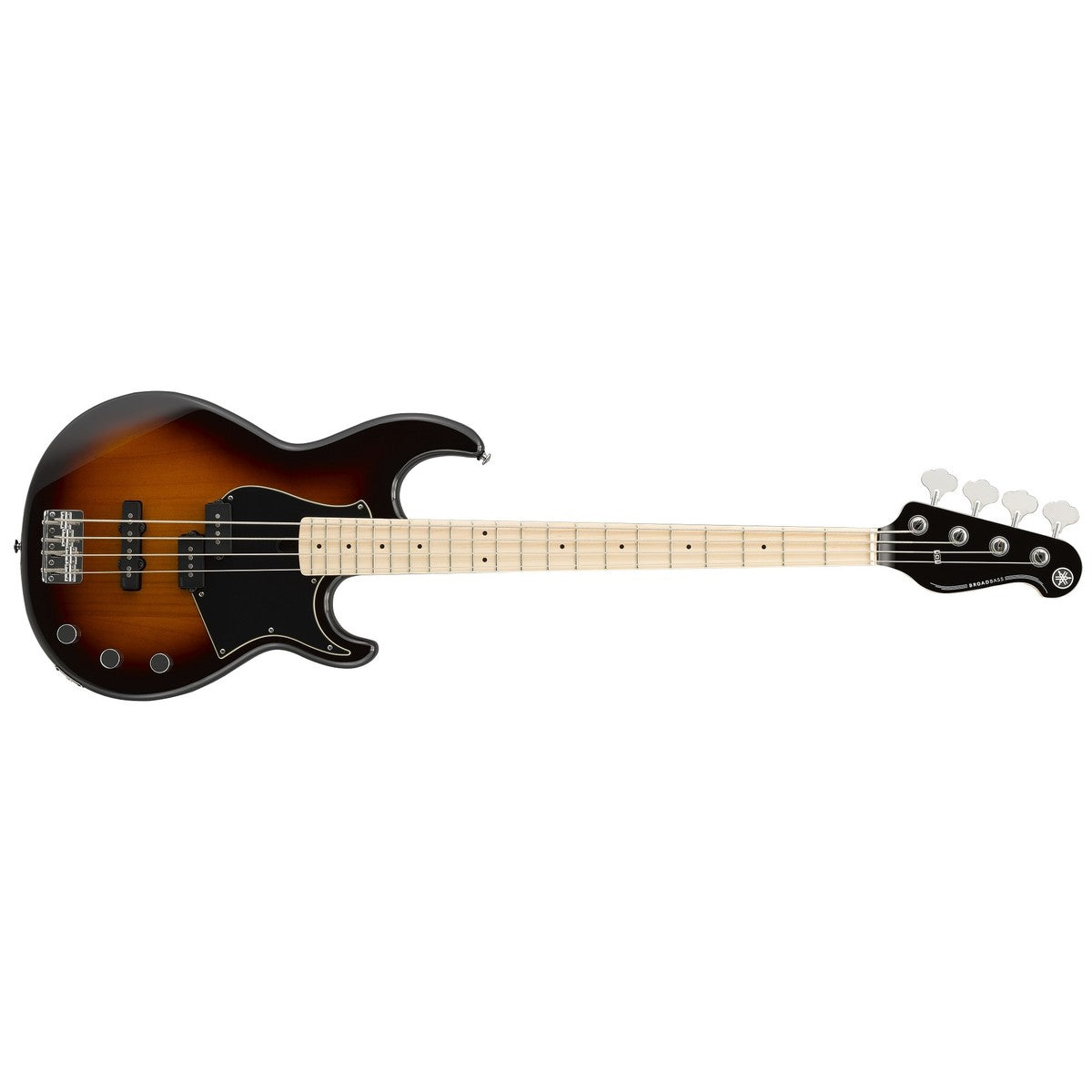 Bajo eléctrico Yamaha BB434M maple tobacco brown sunburst vista horizontal | Armonía Musical México