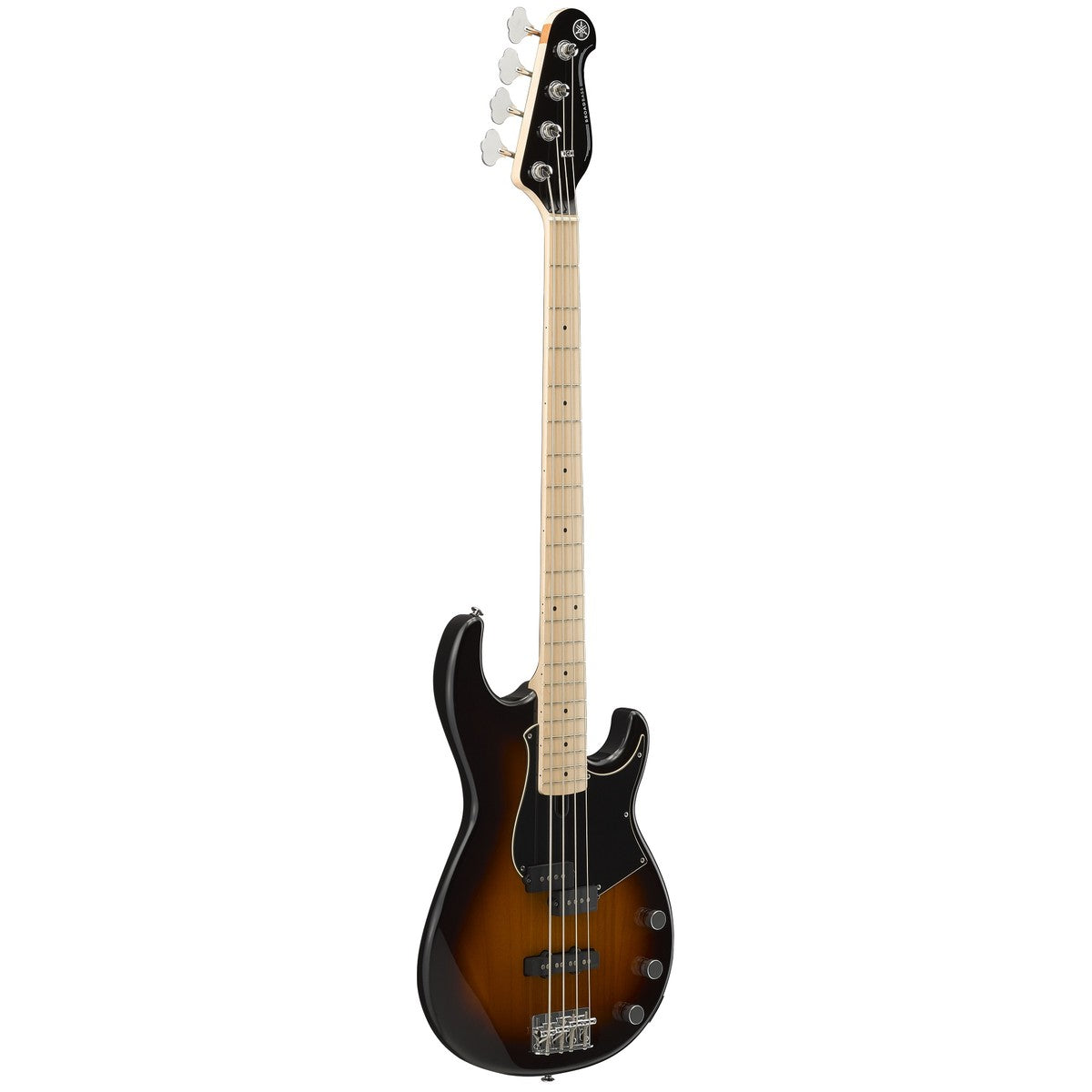 Bajo eléctrico Yamaha BB434M maple tobacco brown sunburst vista lateral | Armonía Musical México
