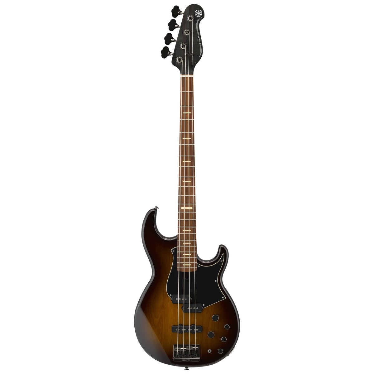 Bajo eléctrico Yamaha BB734A dark coffee sunburst vista frontal | Armonía Musical México