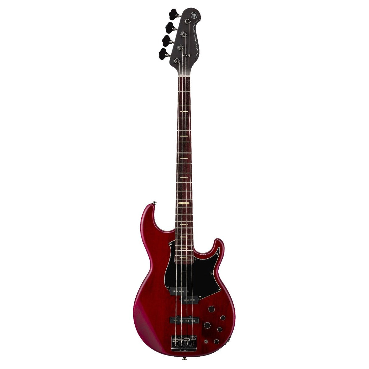 Bajo eléctrico Yamaha BB734A fired red vista angular | Armonía Musical México