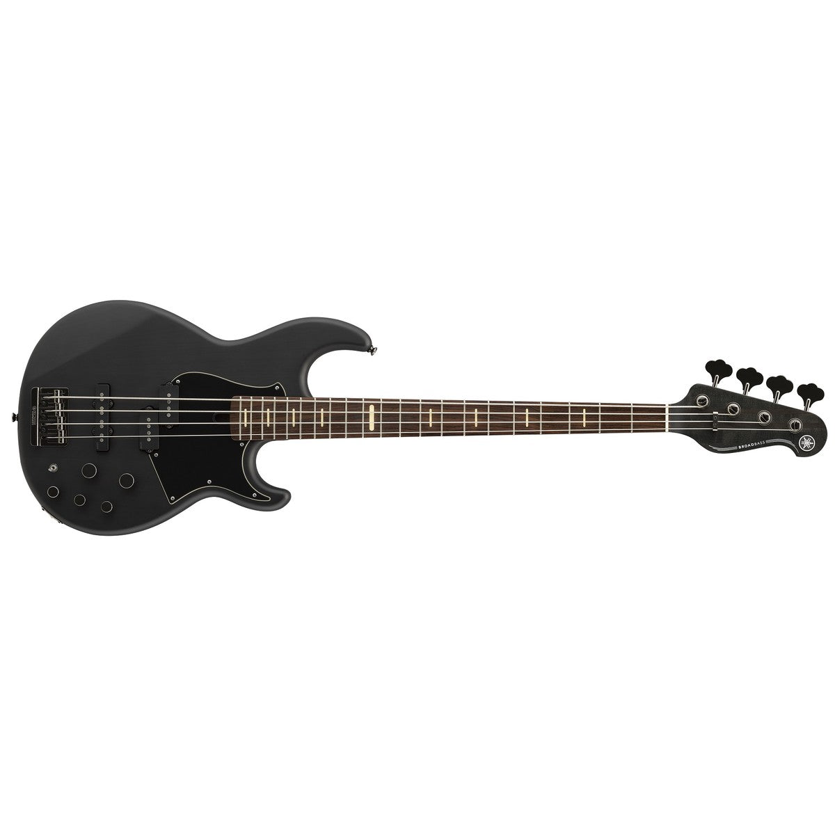 Bajo eléctrico Yamaha BB734A matte translucent black vista horizontal | Armonía Musical México