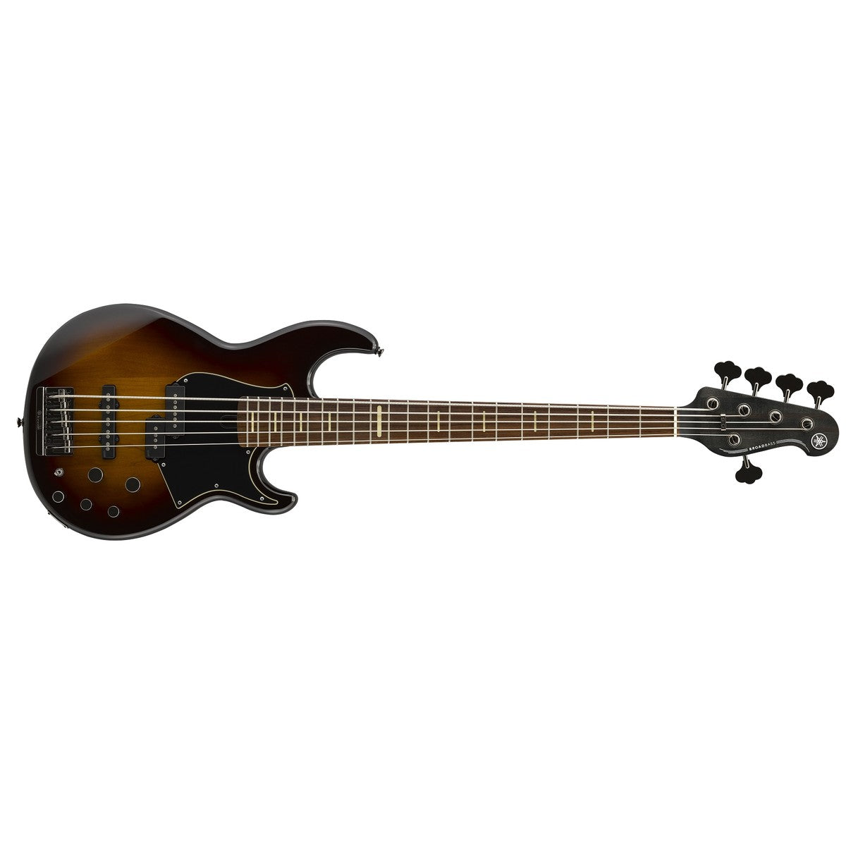 Bajo eléctrico Yamaha BB735A 5 cuerdas dark coffee sunburst vista horizontal | Armonía Musical México