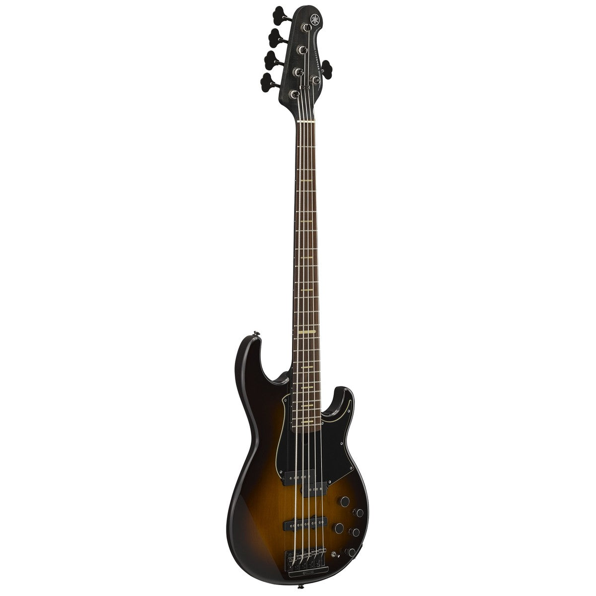 Bajo eléctrico Yamaha BB735A 5 cuerdas dark coffee sunburst vista lateral | Armonía Musical México