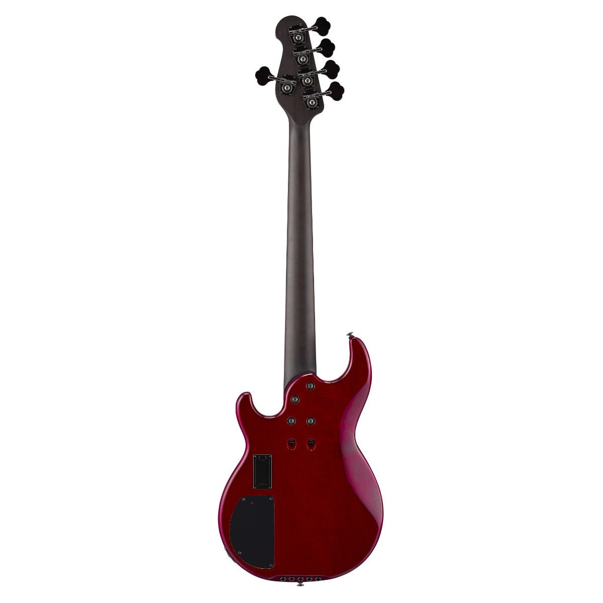 Bajo eléctrico Yamaha BB735A 5 cuerdas fired red vista posterior | Armonía Musical México