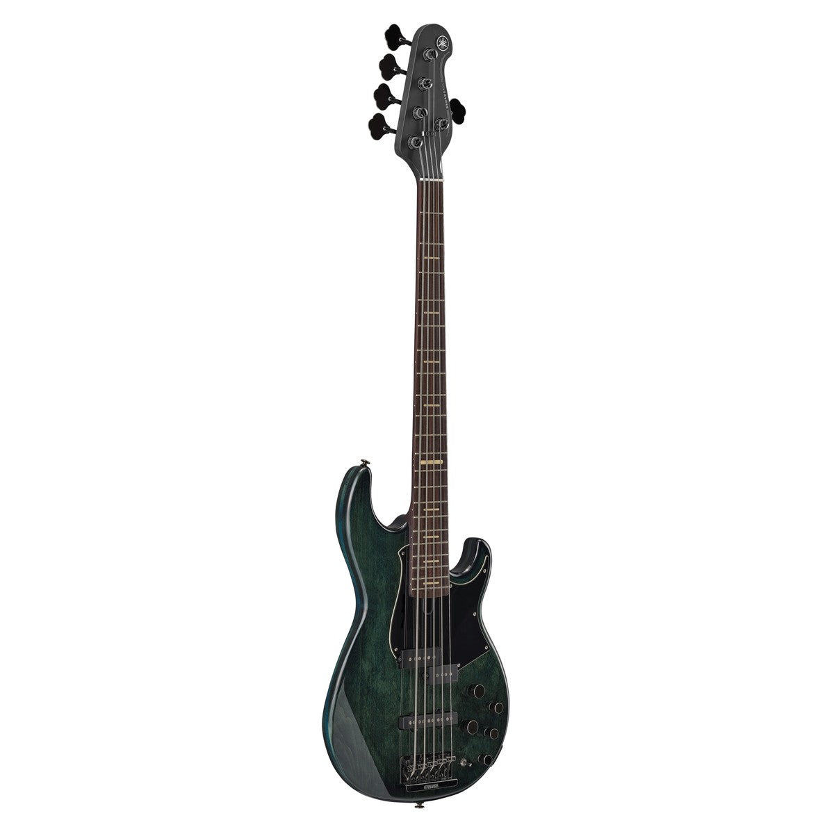 Bajo eléctrico Yamaha BB735A 5 cuerdas indigo blue vista frontal | Armonía Musical México