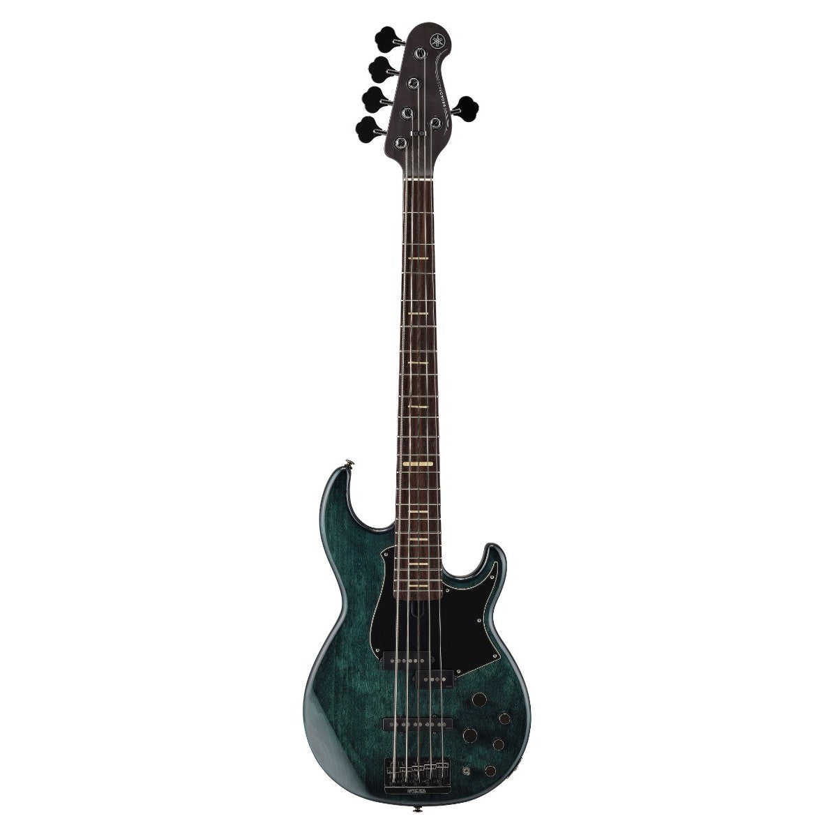 Bajo eléctrico Yamaha BB735A 5 cuerdas indigo blue vista lateral | Armonía Musical México