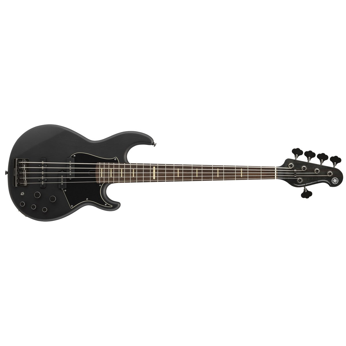 Bajo eléctrico Yamaha BB735A 5 cuerdas matte translucent black vista horizontal | Armonía Musical México