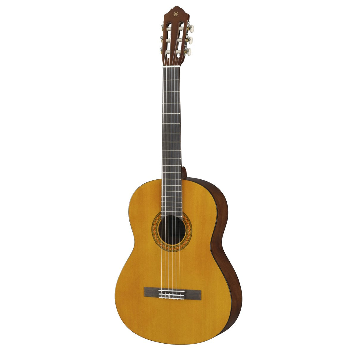 Guitarra clásica Yamaha C40II 4/4 natural vista angular | Armonía Musical México