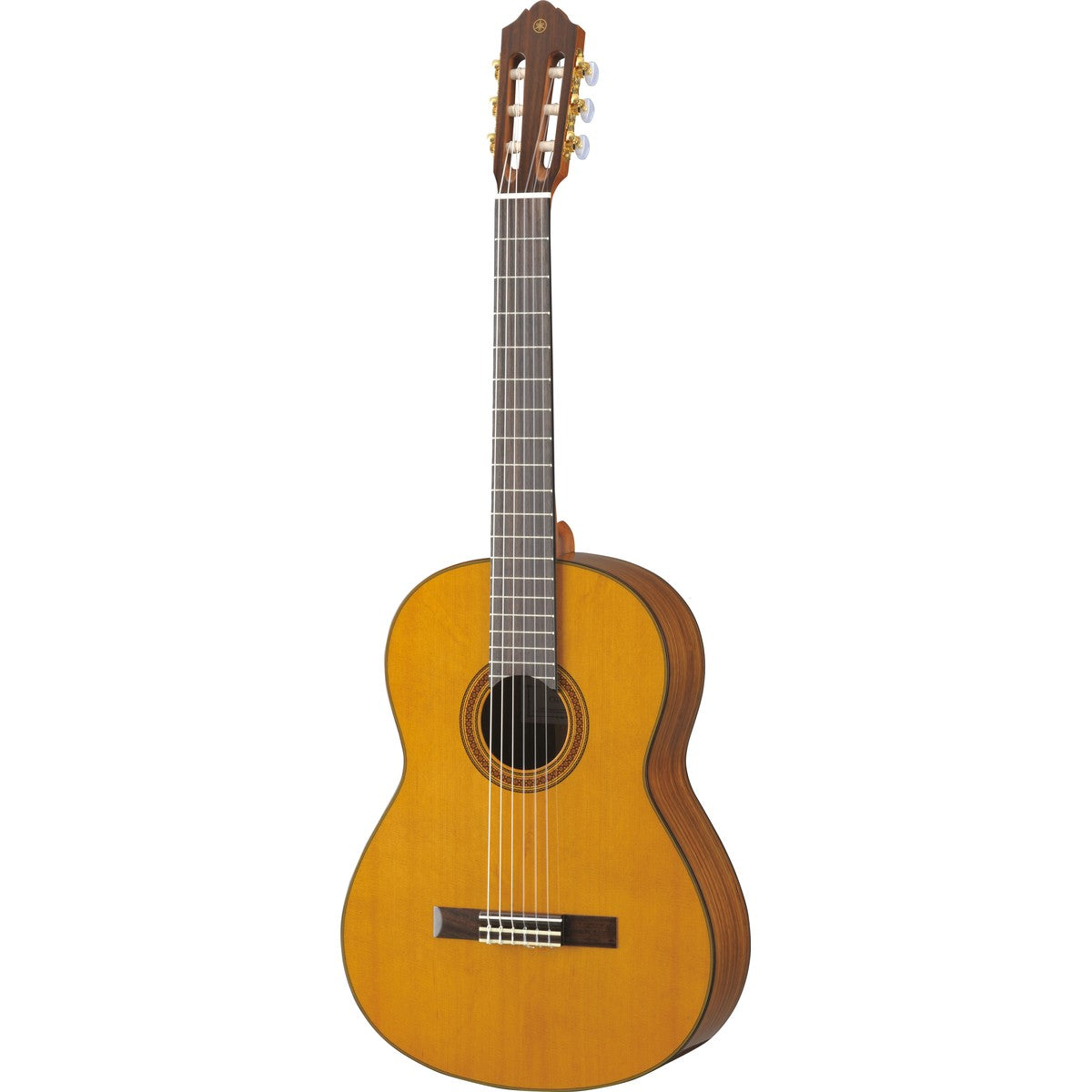 Guitarra clásica Yamaha CG162C tapa sólida cedro ovangkol vista frontal | Armonía Musical México