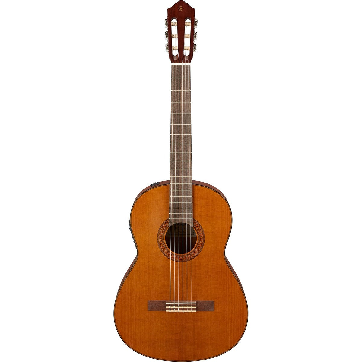 Guitarra clásica electroacústica Yamaha CGX122MC cedro vista frontal | Armonía Musical México