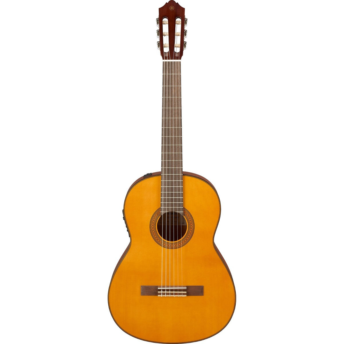 Guitarra clásica electroacústica Yamaha CGX122MS abeto vista frontal | Armonía Musical México