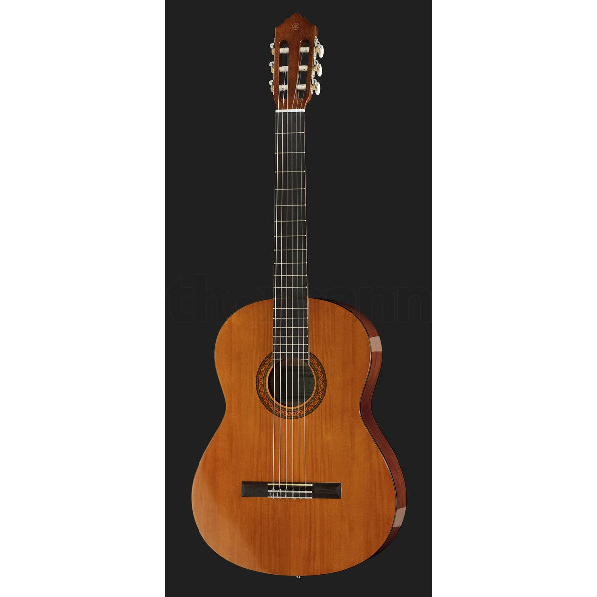 Guitarra clásica electroacústica Yamaha CX40 vista frontal completa | Armonía Musical México