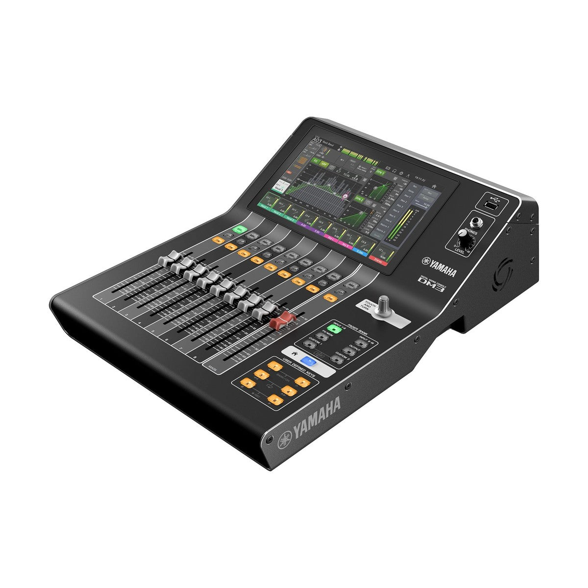 Mezcladora digital Yamaha DM3S estándar vista frontal | Armonía Musical México